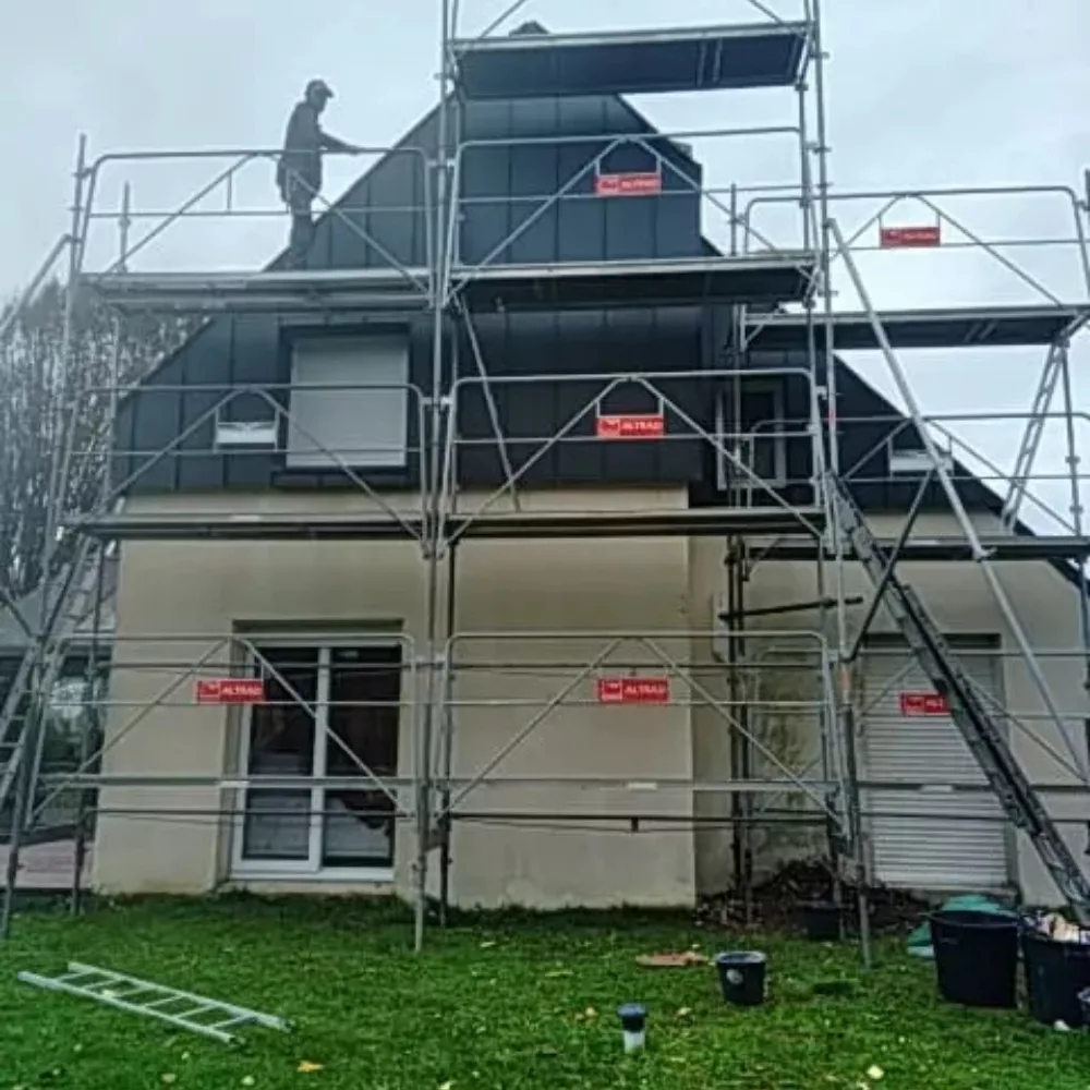 38 pignon en zinc alu