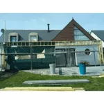 53 extension en cours bardage weo et alu extension en weo isolation thermique par l'extérieur