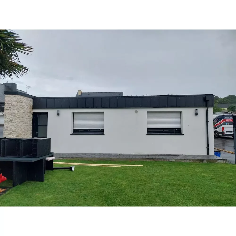 66 alu zinc toiture bandeau